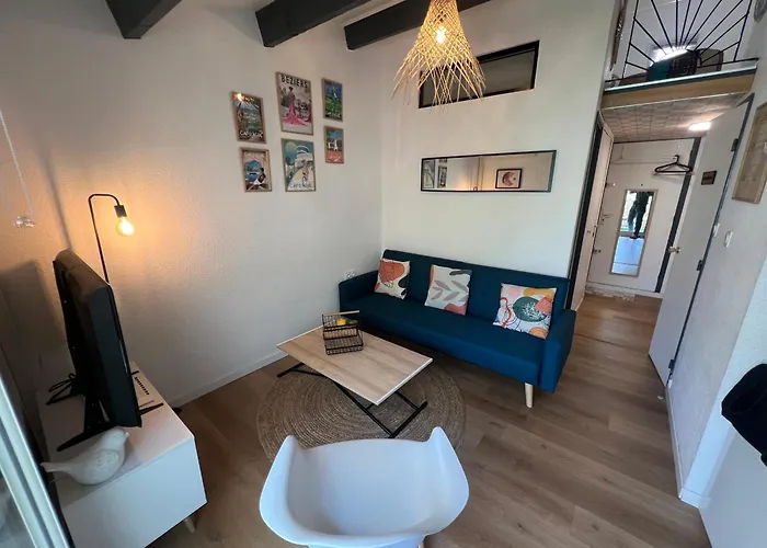 公寓 Et Soleil Joli Mezzanine Cosy Mt St Martin Cap D'agde 阿格德