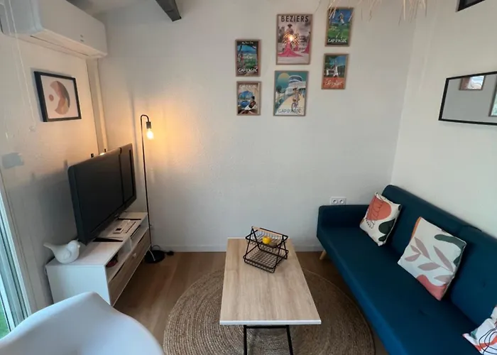Et Soleil Joli Mezzanine Cosy Mt St Martin Cap D'agde 阿格德